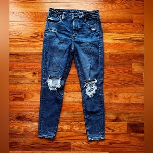 American Eagle Outfitters Next Level Ripped High-Waisted Jegging